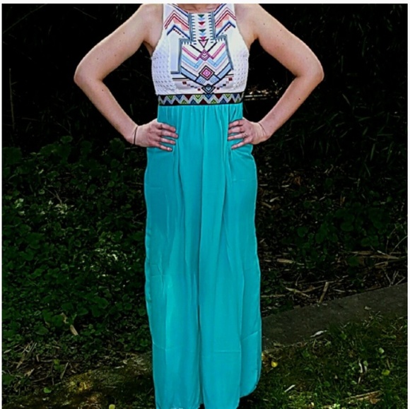 Boho Kawaii Printed Maxi Dress - Picture 4 of 4